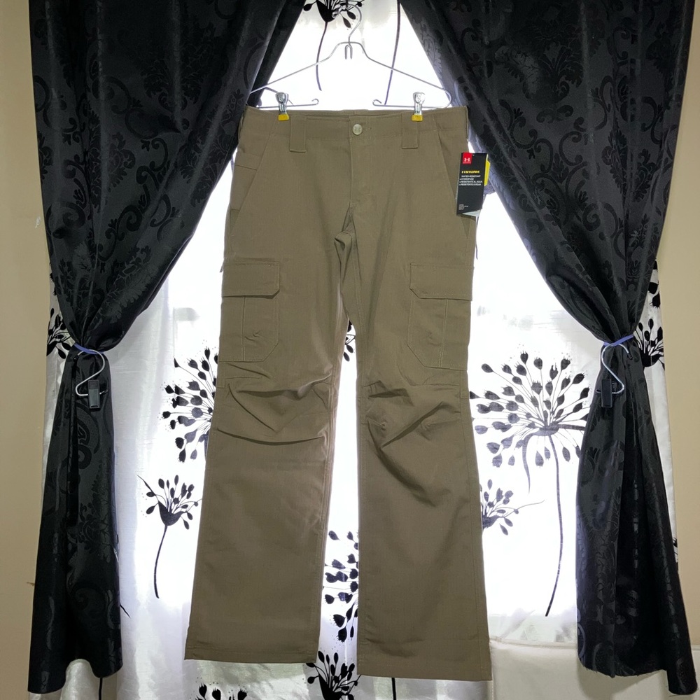 Under Armour Women's Water Resistant Cargo Pants in tan